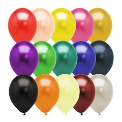 10-100 Metallic Latex Balloons Air/Helium Pearl Wedding Birthday Party Decors UK