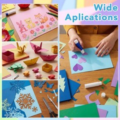 40 Sheets Colored Cardstock 8.5 x 11, 10 Assorted x 11 inches, Multicolor