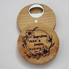 wedding favors for guests, Customized Wood Makeup Hand Bottle Opener(25 pieces)