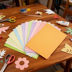 KYMY Colored Cardstock Paper, 30 Sheets A4 11.7 inches x 8.3 inches, Mixed