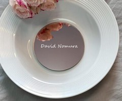 SET OF 10 LUXURY NAME PLACE WEDDING TABLE PLACEMENTSROUND ACRYLIC MIRROR BLANKSW