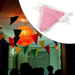Bunting Banner Wedding For Birthday Home Party Decoration Floral Flag