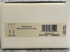 Hallmark Keepsake Two Hearts One Love Wedding Toasting Flutes Bride Groom 2005