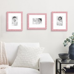8×10 Glitter Picture Frame Set of 3, Stylish Sparkling Photo Frames with 5×7/…