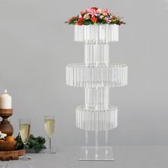 5-Tier Flower Stand Crystal Flower Stand Weddings Decoration Flowers Stand 110cm
