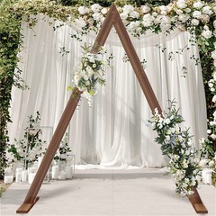 10.2 Ft Wood Arch for Wedding Ceremony Archway Arbor Flower Support Frame Decor