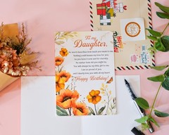 Birthday Card for Daughter, Happy Birthday Wishes for Daughter Greeting Card …