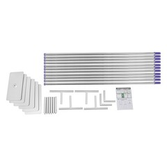 Wedding Silver/Purple Decoration Stand Rectangle Party Backdrop W/ Pedestal
