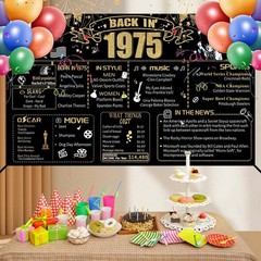 51st Decorative Cloth for Women or Men, Birthday Banner With Holes, Built-in …