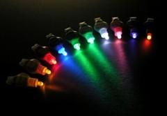 LED FloraLyte Acolyte Lights For Floral Party Event Design Wedding (Red) 10 Pack