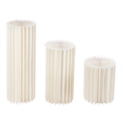 Set of 3 Elegant Bulk Weddings Decoration Table Cylinder Centerpiece Cake Stand