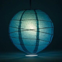 Quasimoon 12″ Teal Irregular Paper Lantern (10 PACK) by PaperLanternStore
