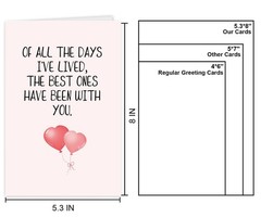 Romantic Anniversary Card&Gift for Women Men, Funny Valentines Day Card for H…