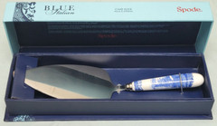 Spode Blue Italian Cake Slice Server Knife Stainless with Porcelain Handle 10″