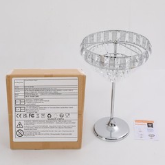 Wedding Flower Stand Clear Acrylic & Silver Iron 42 × 60 cm Floor/Tabletop