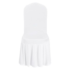 Uimoso 30PCS White Stretch Spandex Chair Covers for Wedding, Parties, and Dining