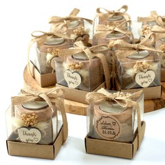 10 Pack Tealight Candle Holders Wedding Favors for Guests – Bridal Shower