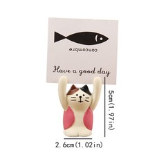 UgyDuky 6 Pack Cute Animal Cartoon Photo Clip Notes Messages Folder Note…