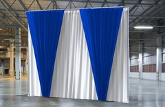 DOUBLE CROSSBAR ADJUSTABLE QUICK BACKDROP KIT 10 FT x 10 – 20 FT WITHOUT DRAPE