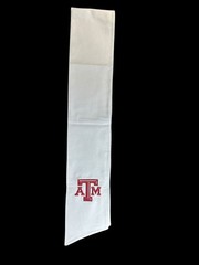 Texas A&M University Cotton Wreath Sash (2 Logos) 35k Stitch