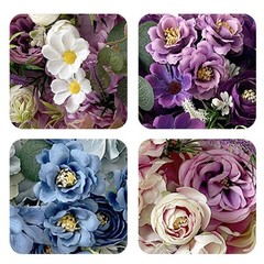 Artificial Flower Wall Easy To Install Event Backdrop Lightweight Design