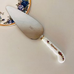Royal Albert ‘September’ Cake Knife – English Porcelain, Flower of the Month