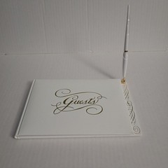 C.R. Gibson Guest Book With Pen 500 Entries Vintage
