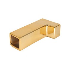 GOLD 6″ Ceramic L Symbol Flower VASE Table Centerpiece Party Events Decorations
