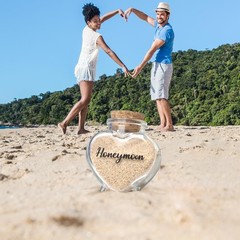 Honeymoon Sand Keepsake Jar 2026 – Bridal Shower Gifts, Personalized Weddi