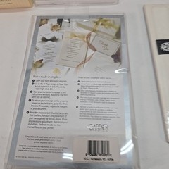Gartner Studios VELLUM & RIBBON Accessory Kit – 50 count – WHITE 3+ Packs