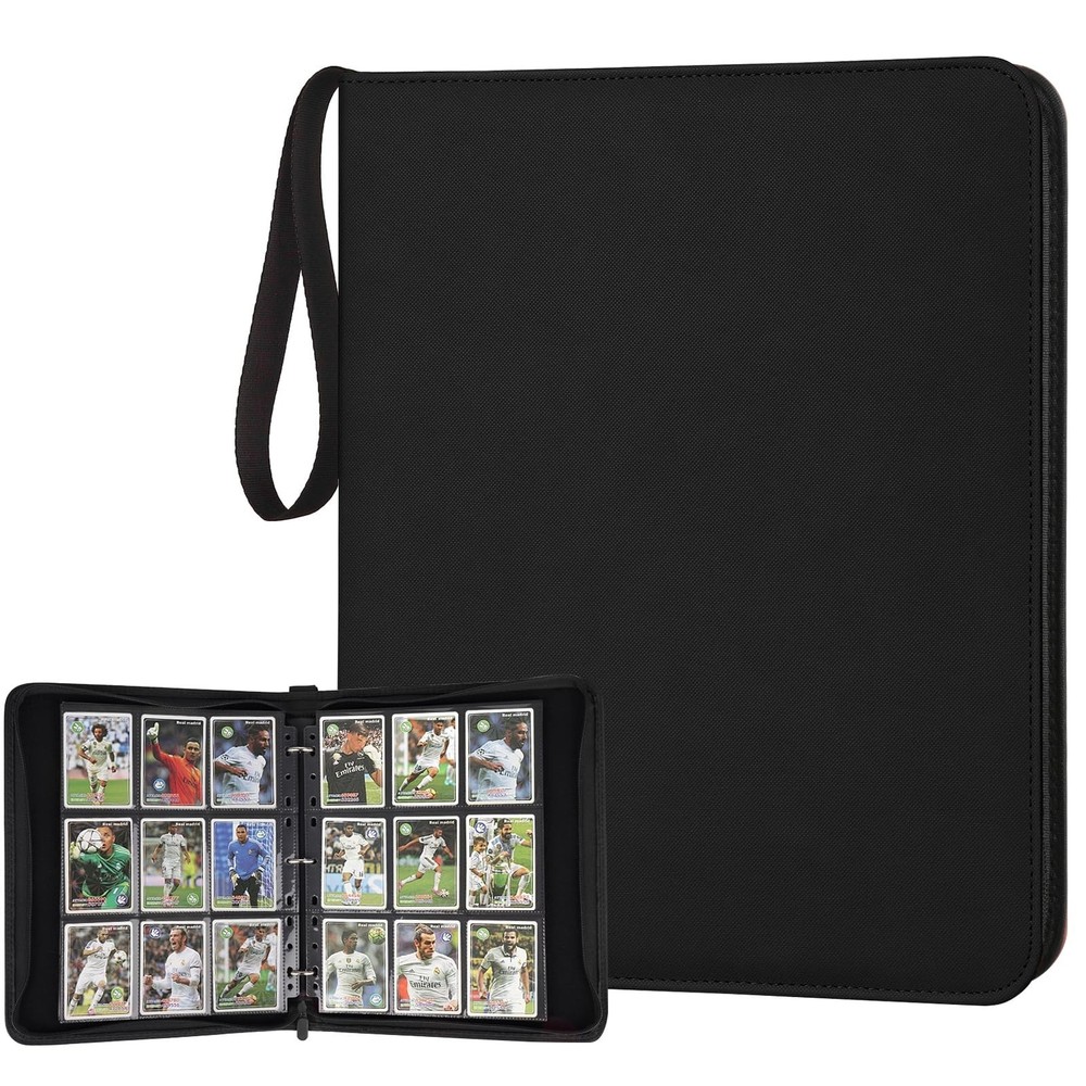 GERMUN 9 Pocket Card Binder, Premium Zip Trading Card Binder, 720 Double Side…
