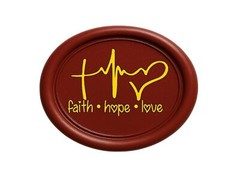 Christian Wax Seal Stamp Head 25mm Brass – Cross, Jesus Fish, God Bless