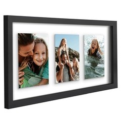 Americanflat 4×6 Collage Picture Frame with Shatter-Resistant Glass – Fits Th…