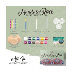 MoonGarden Mandala Rock Painting Kit – Mandala Dotting Tools Kit – … Fast Ship