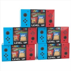 12PCS Video Game Party Favor Boxes with Clear Window | Gamer Goodie Boxes for