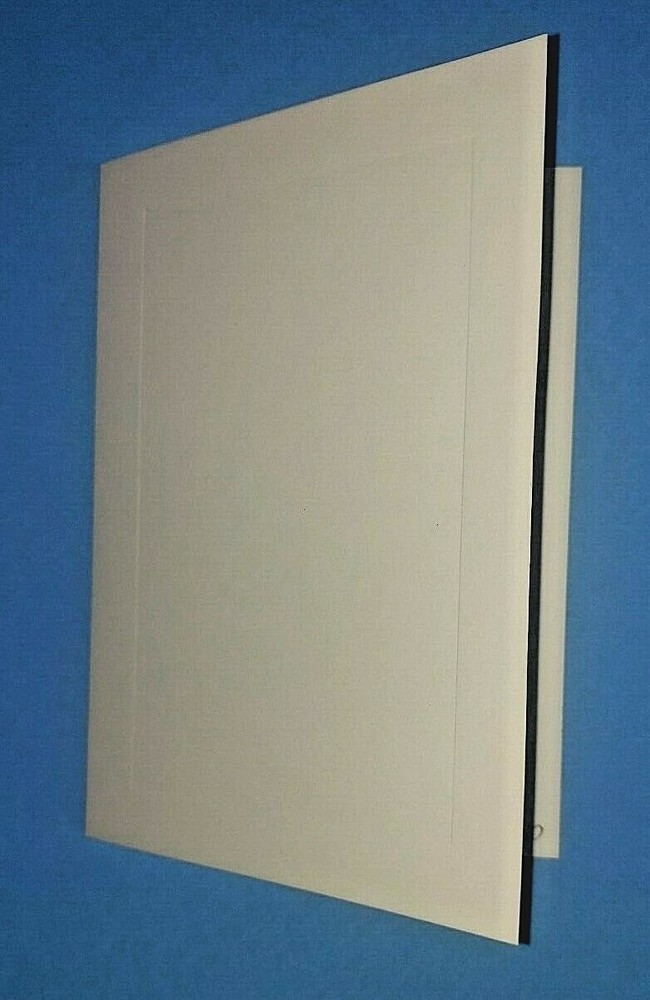 VINTAGE Card Tan 50/pk Embossed Rectangular Panel 5 1/8″ x 7 1/4″ folded