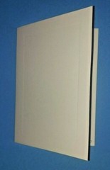VINTAGE Card Tan 50/pk Embossed Rectangular Panel 5 1/8″ x 7 1/4″ folded
