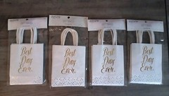 Forever Yours By Nicole Wedding/special Occasion Gift Bags 4pks , 4 Bags In Each