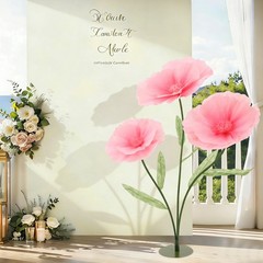 160cm Giant Artificial Flowers Wedding Artificial Flower Decoration Stand