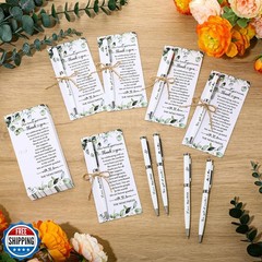 Affrolling 100 Sets Wedding Favors for Guests Bulk Retractable Ballpoint Pen
