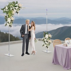 10x10ft Heavy Duty Pipe and Drape Kit Photography Backdrop Stand Telescopic Pipe