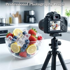 0.8 Inch Fake Ice Cubes, 20 PCS Plastic Clear Ice Cubes for Photography