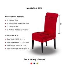 Dining Chair Seat Covers Stretch Wedding Banquet Party Slipcover Seat Protector