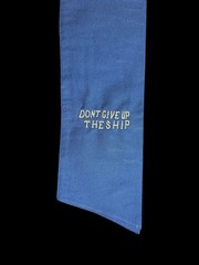 U.S. Naval Academy Cotton Wreath Sash (2 Logos) 31k Stitch