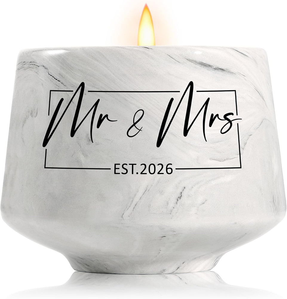 Mr And Mrs Gifts Wedding Gift For Couples 2026 Bridal Shower Bride Gift 6 Oz NEW