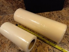 2 Spools Darice Tulle Size: 9″ x 50 Yards Size: 6″ x 30+ Yards 100% Nylon Ivory