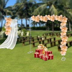Iron Balloon Arch Stand Wedding Arch Backdrop Stand Arches for Ceremony