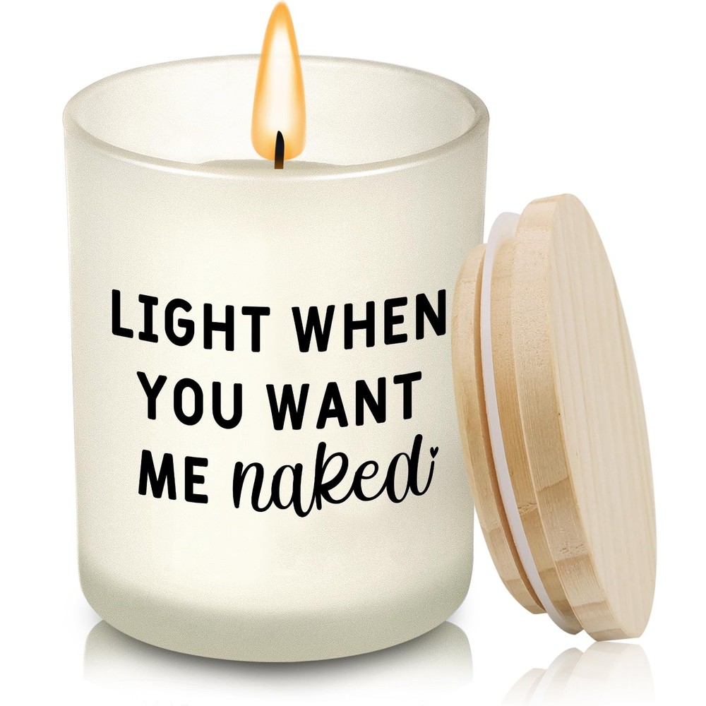 Gifts for Him 2.8 inches in diameter and 3.6 height, Frosted White