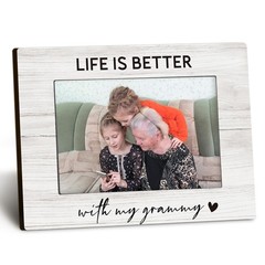 Grammy 4×6 Picture Frame, Grandkids Photo Frame, GrammyGifts for Grandma, Gif…