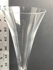 Set of 2 10 Inch 2000 Crystal Champagne Flute Glasses
